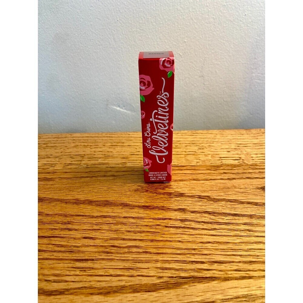 Lime Crime DAGGER Velvetines Liquid Lipstick Matte Metallic Dusty Rose Cool Ton - Picture 3 of 8